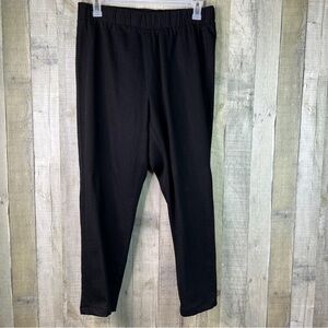 Soft Surroundings Size 1X Pull On Cropped Pants Stretch Waist Stretch Leg